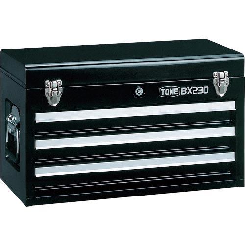 TONE ツールチェスト 508X232X302mm ブラック ( BX230BK ) TONE(株...