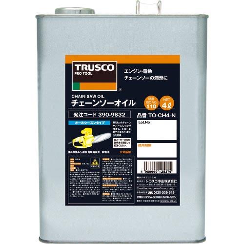 TRUSCO チェーンソーオイル4L ( TO-CHN-4 ) トラスコ中山(株)