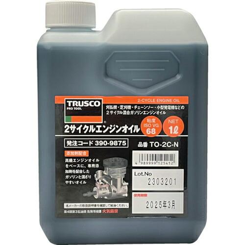 TRUSCO 2サイクルエンジンオイル1L ( TO-2C-N ) トラスコ中山(株)