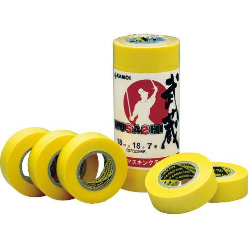 カモ井 和紙マスキングテープ 武蔵 15mm幅 (8巻入) ( MUSASHIJAN-15 ) カモ...