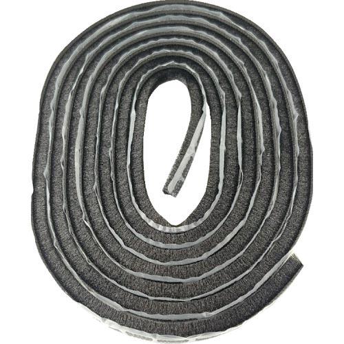 【SALE価格】槌屋 屋外用すき間モヘアシール ブラック 6mm×7mm×2.5m ( NO6070...
