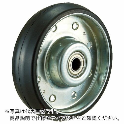 TRUSCO キャスター ハイテンプレス製ゴム車輪のみ φ100 ( HTW-100 ) トラスコ中...