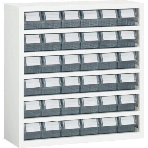 TRUSCO パーツケース 横型バンラックケースM型 854X307XH890 6列6段 W ( T...