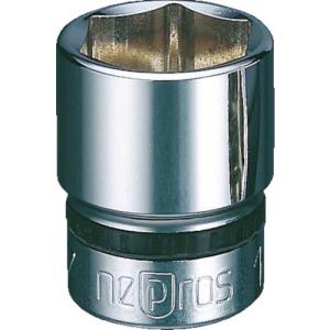 nepros 9.5sq.ソケット(六角) 対辺寸法17mm 差込角9.5mm ( NB3-17 ) 京都機械工具(株)｜orangetool