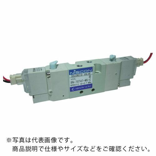 日本精器 4方向電磁弁 M5ダブルDC24V7GT ( BN-7GT47-M5-C-F24 ) 日本...