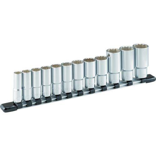 TONE ディープソケットセット(12角・ホルダー付) 12pcs 差込角9.5mm ( HDL31...
