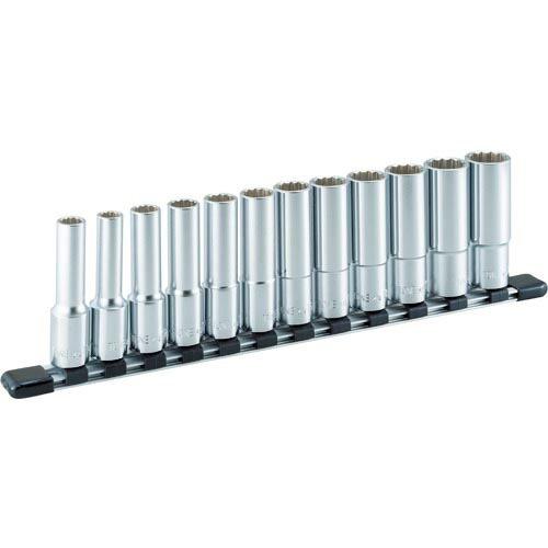 TONE ディープソケットセット(12角・ホルダー付) 12pcs 差込角12.7mm ( HDL4...