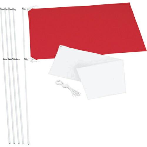 グリーンクロス 紅白応援旗P EKA648  ( 6300027676 )