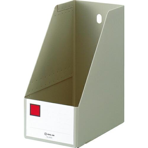 KING JIM GボックスPP A4タテ型 グレー 150mm ( 4655-GY ) (株)キン...
