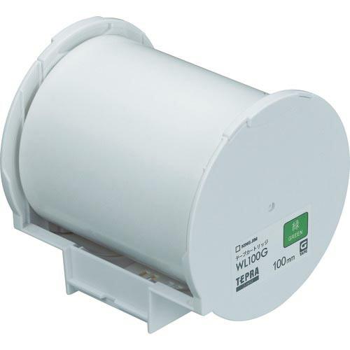 KING JIM ラベルプリンタ用テープカートリッジ Grandテープカートリッジ 緑100 ( W...