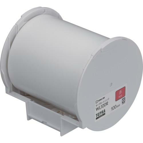 KING JIM ラベルプリンタ用テープカートリッジ Grandテープカートリッジ 赤100 ( W...