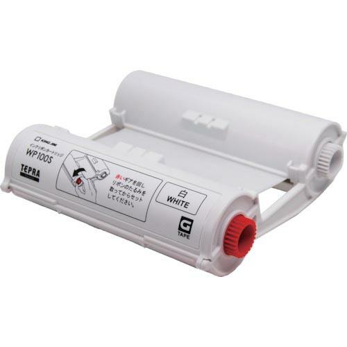 KING JIM ラベルプリンタ用テープカートリッジ Grandインクリボンカートリッジ 白 ( W...