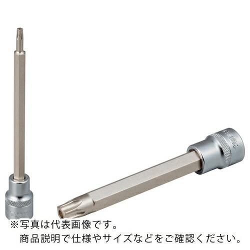 TONE ヘックスローブソケット ロングトルクスソケット(いじり防止タイプ) T20 先端寸法3.8...
