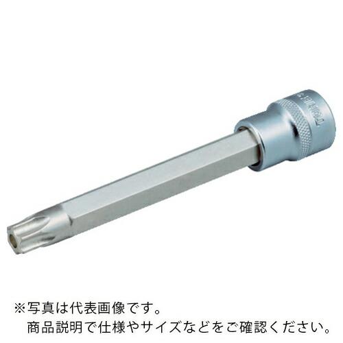TONE ヘックスローブソケット ロングトルクスソケット(いじり防止タイプ) T30 差込角9.5m...