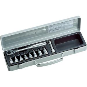 TONE ヘキサゴンソケットレンチセット 吋目 10pcs ( HB3082 ) TONE(株)｜orangetool