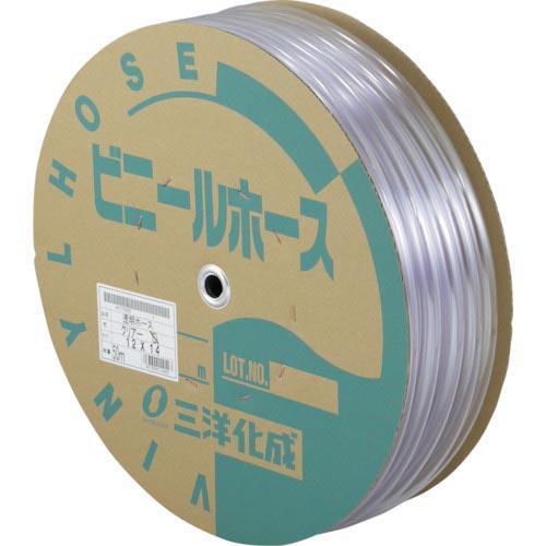【SALE価格】サンヨー 透明ホース12×14 50mドラム巻 ( TM-1214D50T )