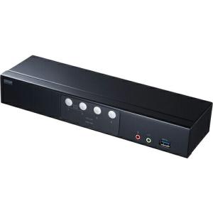 SANWA DisplayPort対応パソコン自動切替器(4:1) ( SW-KVM4HDPU )｜orangetool
