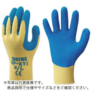 ショーワ 【在庫限り廃番】耐切創手袋 GP-KV1 天然ゴム手のひらコート XLサイズ ( GP-KV1-XL )｜orangetool