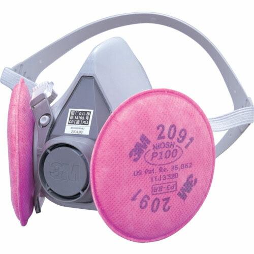 3M 取替式防じんマスク(RL3国家検定合格品) 6000/2091-RL3 Mサイズ ( 6000...