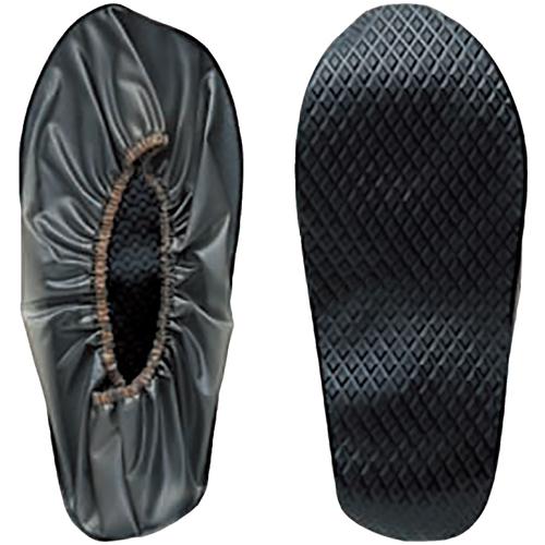 シモン 靴カバー オーバーシューズ 黒 L ( OVERSHUES-B-L ) (株)シモン