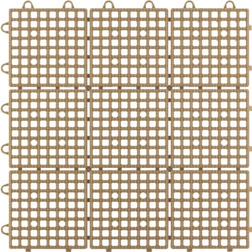 【SALE価格】ワタナベ タイル システムスクエア 30×30cm ブラウン ( SQ-303 )