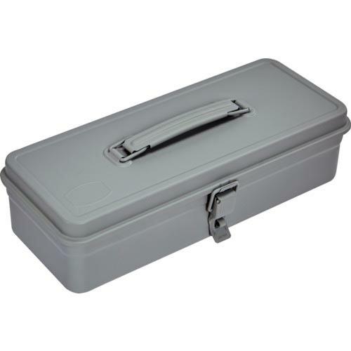 【SALE価格】TRUSCO トランク型工具箱 333X137X96.8 ライトグレー ( T-32...