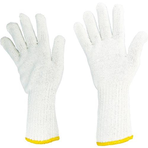 丸和ケミカル 軍手(混紡) 日本一ロング軍手 生成 フリーサイズ 12双入 ( 124-10CM )