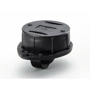 プラパート ( 石黒製作所 )　シークレットキャスター　ウレタン車　φ２６　低床２１．５ｍｍ　黒　耐荷重５０ｋｇｆ ( K81U-26B )