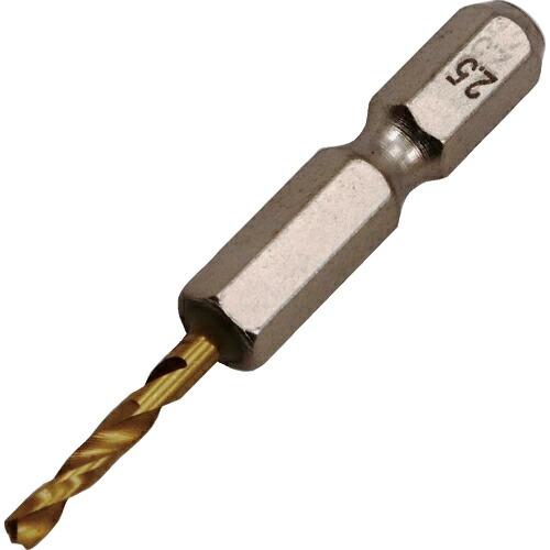 RELIEF 2本組 六角軸ショートドリル 2.5mm (26842)