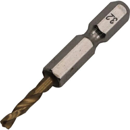 RELIEF 2本組 六角軸ショートドリル 3.2mm (26844)