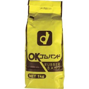 オカモト ゴムバンド 1KG袋 (1900本入) ( 210 ) オカモト(株)粘着製品部｜orangetool