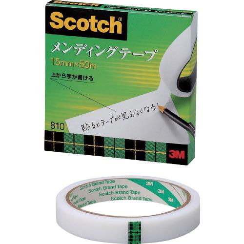 【SALE価格】3M メンディングテープ 15mmX50m 巻芯径76mm ( 810-3-15 )...