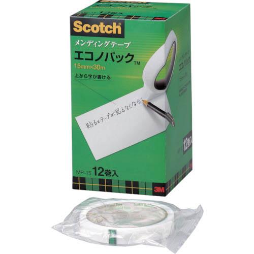 【SALE価格】3M メンディングテープエコノパック 15mmX30m 巻芯径76mm 12巻入 (...