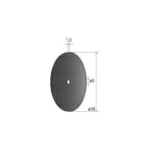 ナカニシ 切断砥石ディスク 10枚入 φ38×1×穴φ3 WA #100 ( 43307 ) (株)ナカニシ (メーカー取寄)｜orangetool