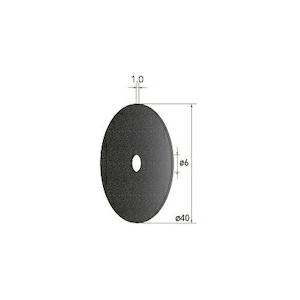 ナカニシ 切断砥石ディスク 10枚入 φ40×1×穴φ6 WA #100 ( 43336 ) (株)...