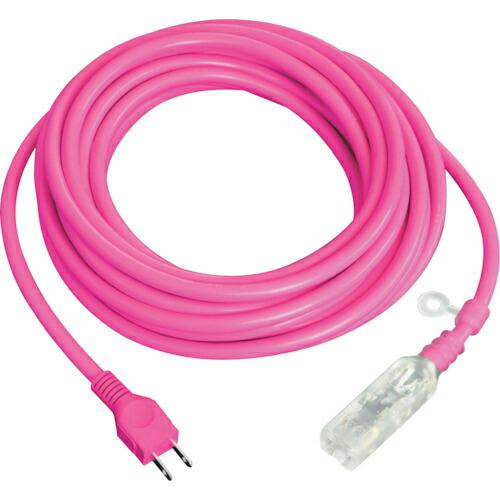 fmc 光るタップコード ピンク 10m ( HE-1510-P ) (株)フジマック