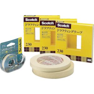 【SALE価格】3M ドラフティングテープ 12mmX30m ( 230-3-12 ) スリーエム ジャパン(株)文具・オフィス事業部｜orangetool