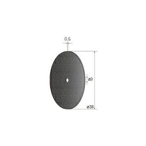 ナカニシ 切断砥石ディスク 10枚入 φ38×0.5×穴φ3 WA #100 ( 43303 ) (株)ナカニシ (メーカー取寄)｜orangetool
