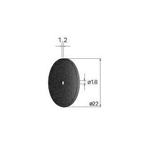 ナカニシ 切断砥石ディスク 10枚入 φ22×1.2×穴φ1.8 WA #80 ( 43233 ) (株)ナカニシ (メーカー取寄)｜orangetool