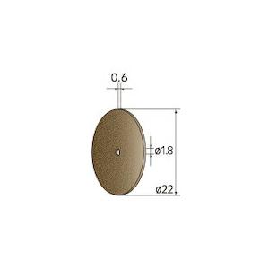 ナカニシ 切断砥石ディスク 10枚入 φ22×0.6×穴φ1.8 C #120 ( 43263 ) ...