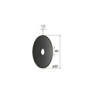 ナカニシ 切断砥石ディスク 10枚入 φ30×1×穴φ6 WA #100 ( 43335 ) (株)...