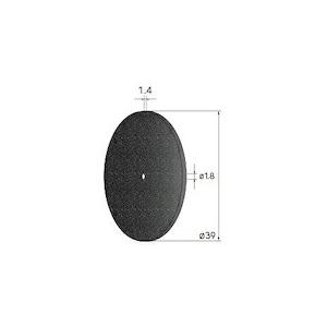 ナカニシ 切断砥石ディスク 10枚入 φ39×1.4×穴φ1.8 WA #80 ( 43242 ) ...