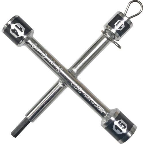 ベストツール KDR 自転車用クロスレンチ(ハンガーフック付)フルポリッシュ 13x14x15&amp;六角...