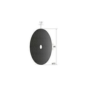 ナカニシ 切断砥石ディスク 10枚入 φ50×1×穴φ6 WA #100 ( 43337 ) (株)...