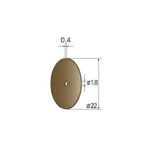 ナカニシ 切断砥石ディスク 10枚入 φ22×0.4×穴φ1.8 C #120 ( 43262 ) ...