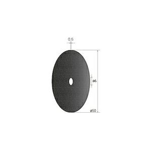 ナカニシ 切断砥石ディスク 10枚入 φ50×0.5×穴φ6 WA #100 ( 43333 ) (株)ナカニシ (メーカー取寄)｜orangetool