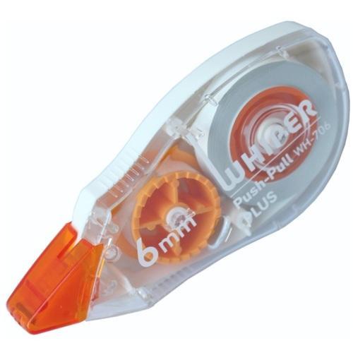 PLUS 49963)修正テープ 使い切りタイプ12mテープ幅6mm ( WH-706 ) プラス(...