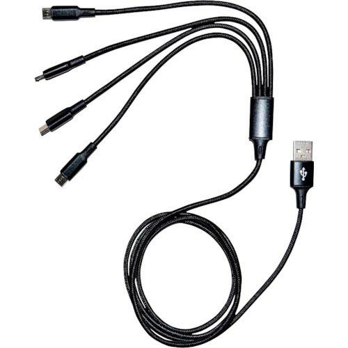 F．R．C． ( エフ・アール・シー ) 4分岐microUSB充電ケーブル ( FC-ZXPROL...