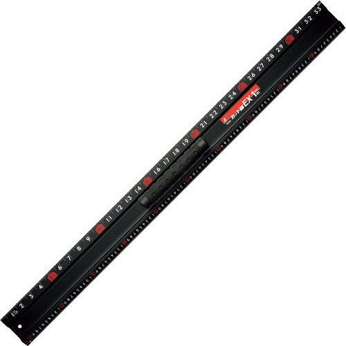 シンワ アルミカッター定規 カット師EX 取手付 1m ( 65033 ) シンワ測定(株)