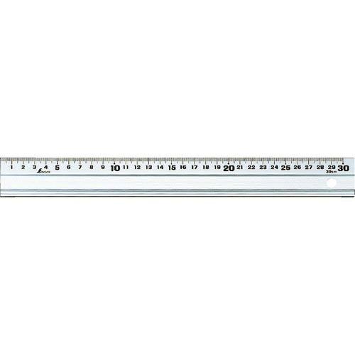 シンワ アルミ製スケールアル助300mmスベリ止付 ( 65331 ) シンワ測定(株)